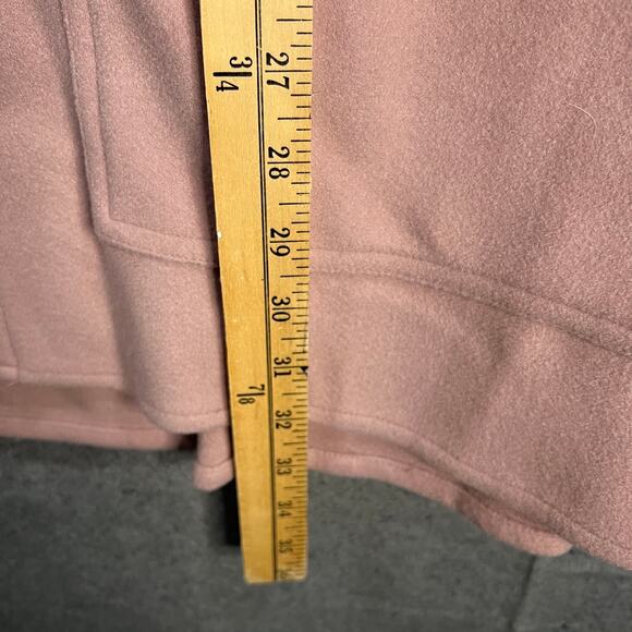 Encore by Idina Menzel Brushed Doubleface Shirt Jacket Size X-Large Dusty Pink - Picture 8 of 14